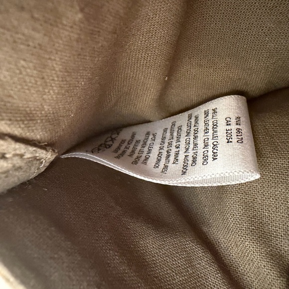 Anthropologie Beige Wristlet with Metallic Snakeskin Print - Picture 5 of 6